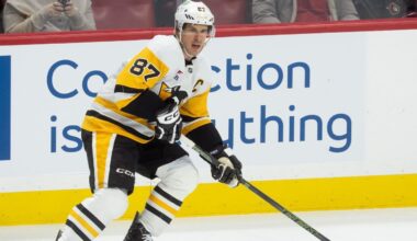Sidney Crosby leaves Penguins' win with lower-body injury