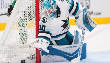 San Jose Sharks lose Yaroslav Askarov to injury in loss to St. Louis Blues