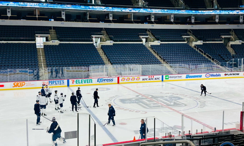 Winnipeg Jets Practice Report – Illegal Curve Hockey
