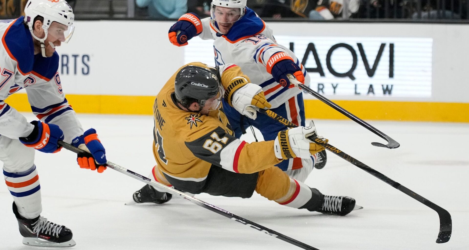 Oilers and Golden Knights heading opposite directions after playoff-like atmosphere