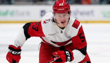 Hurricanes vs Devils NHL game score as playoff push begins