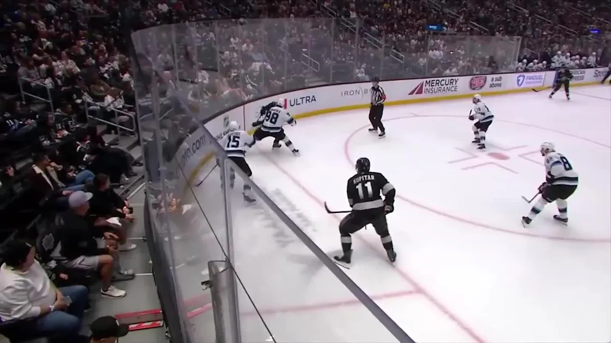 Anze Kopitar with a Goal vs. Utah Mammoth