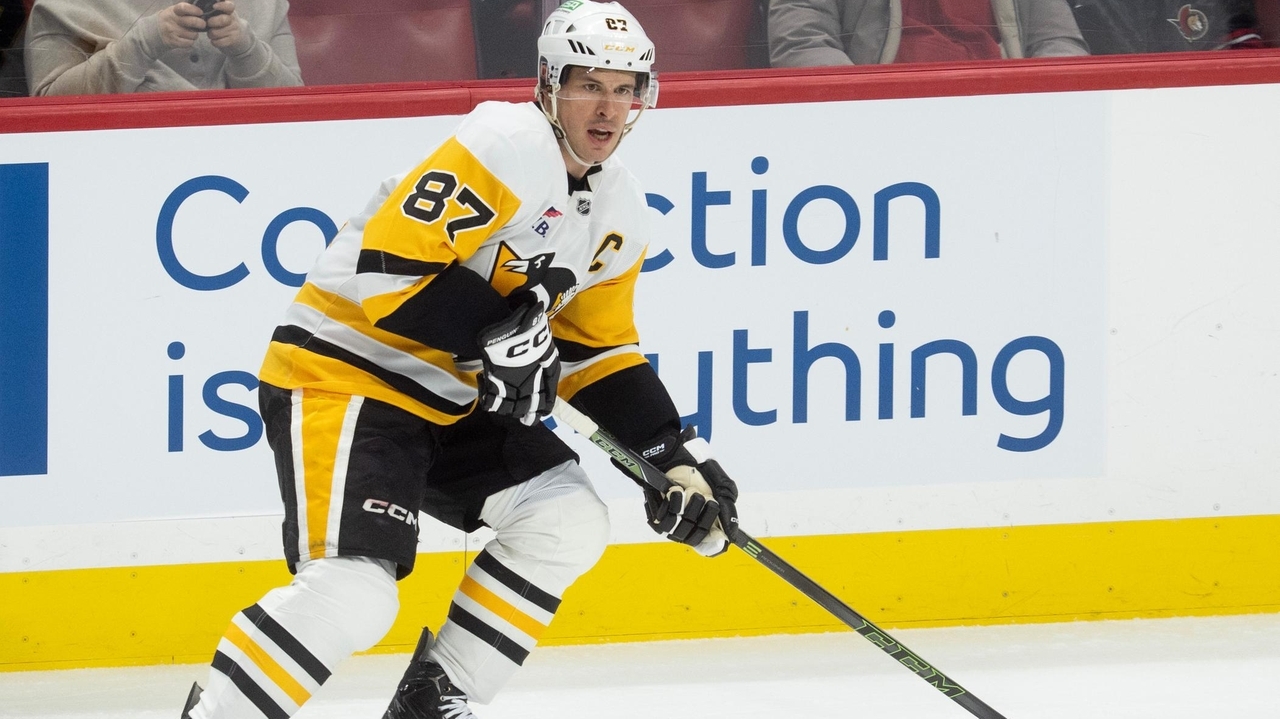 Injured Penguins stars Sidney Crosby and Evgeni Malkin to sit out against Dallas