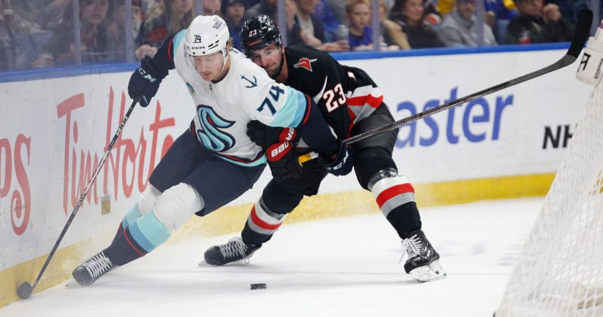 McMann scores, but Kraken lose 3-2 to Sabres in shootout