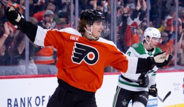 Zegras scores in OT as the Flyers beat the Stars 2-1