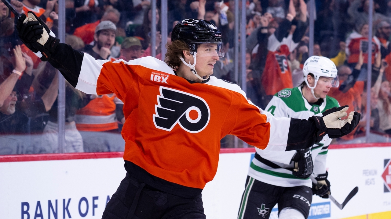 Zegras scores in OT as the Flyers beat the Stars 2-1