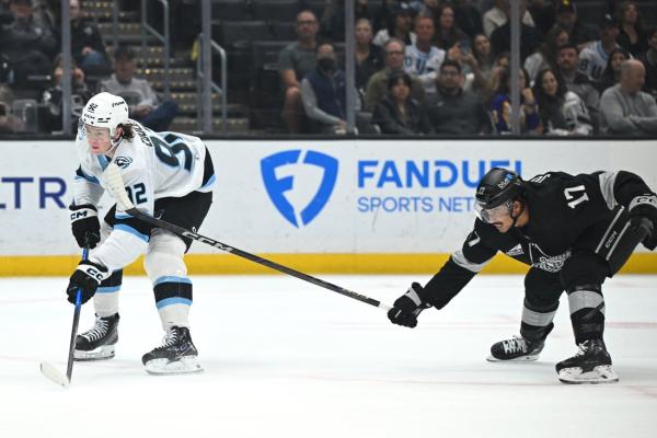 Alexander Kerfoot, Logan Cooley score twice as Mammoth rout Kings