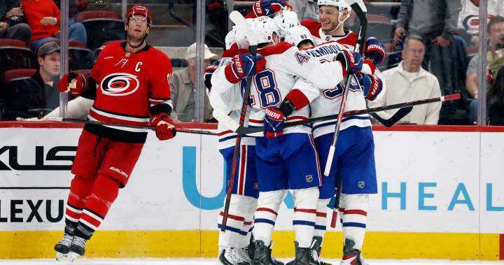 Call of the Wilde: 5 straight wins for Montreal Canadiens as they sweep Hurricanes