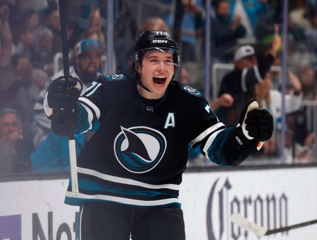 San Jose Sharks' Macklin Celebrini reaches 100 points in game vs. St. Louis
