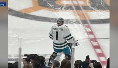 UNH hockey goalie suits up for San Jose Sharks