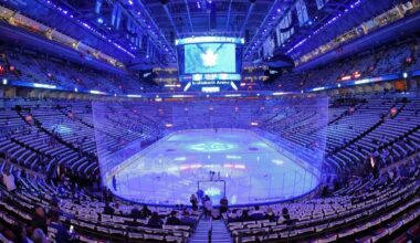 You can skate with NHL heroes for free at Toronto's Scotiabank Arena this month