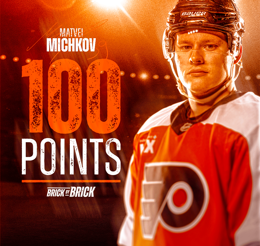 Matvei Michkov made some Flyers history yesterday against the San Jose Sharks ► FLYERS NITTY GRITTY