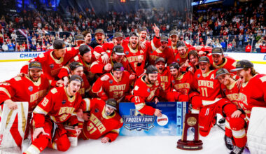 Denver Pioneers hockey routs Western Michigan, advances to third straight Frozen Four