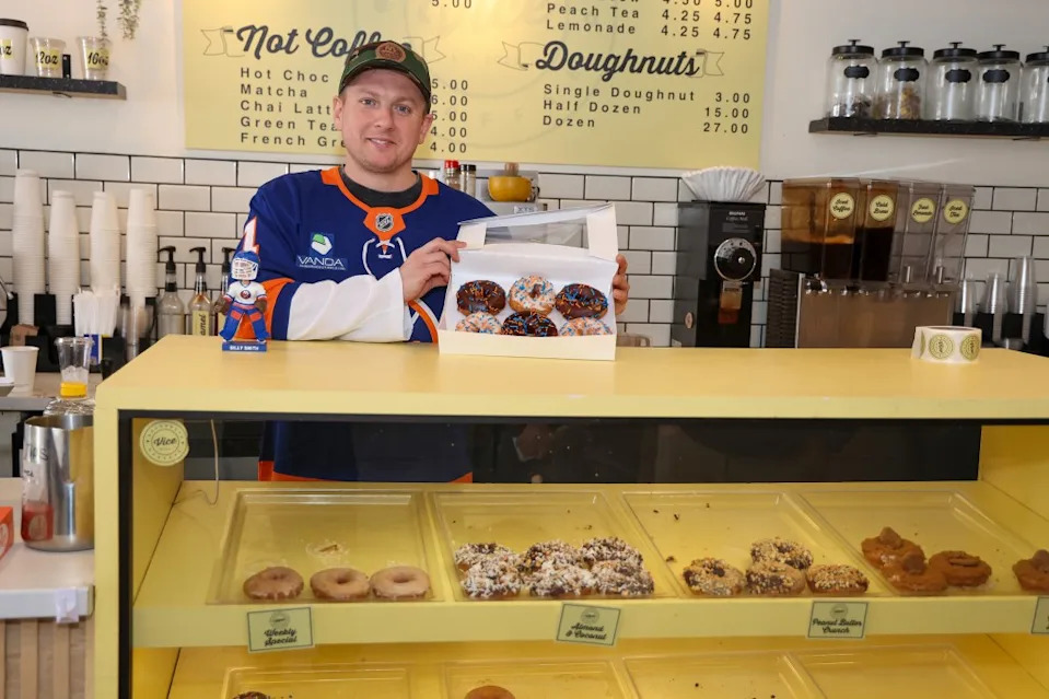 O’Brien, a dad of four, runs Vice Doughnuts & Coffee and serves in the Army Reserve and Ladder 31. Dennis A. Clark for NY Post