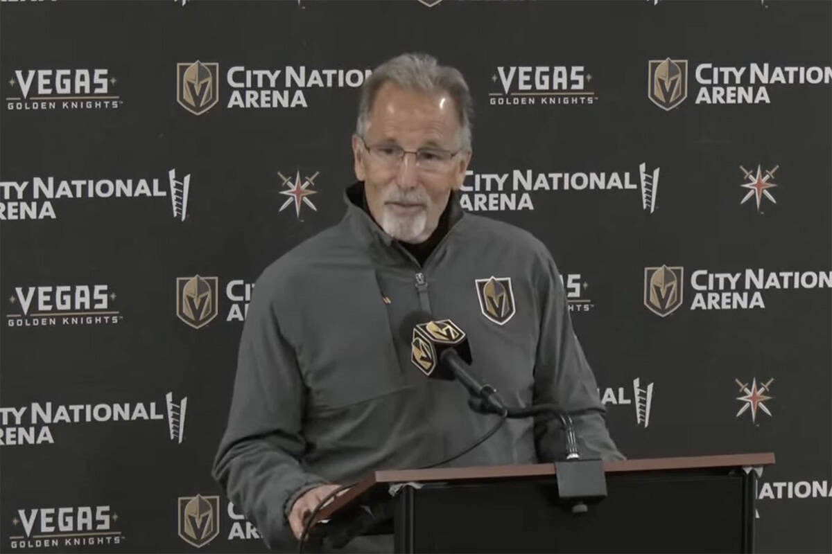 Vegas Golden Knights introduce John Tortorella as new coach | Golden Knights