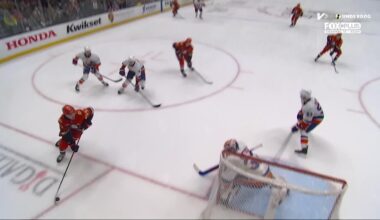 Cutter Gauthier scores twice, Ville Husso has 42 saves in Ducks' 5-1 win over Islanders