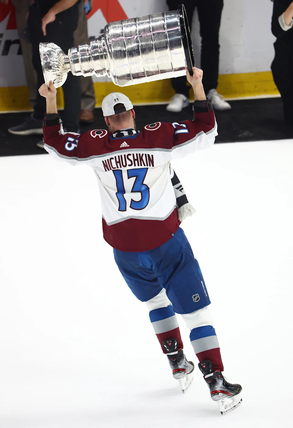 Nichushkin with the Stanley Cup. Credit: Mark J. Rebilas