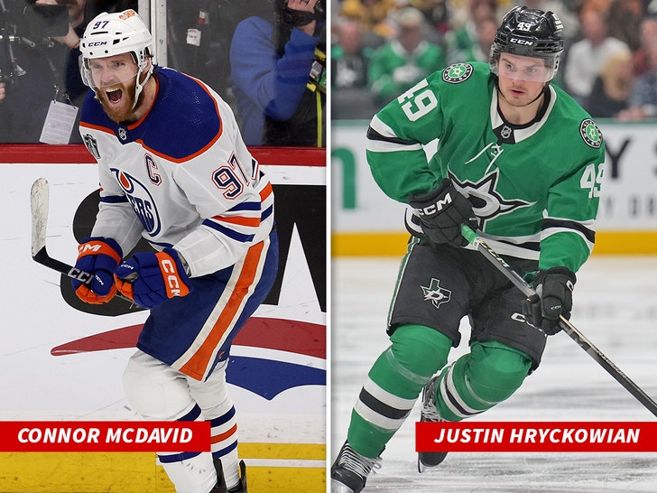 Connor McDavid and Justin Hryckowian getty 1