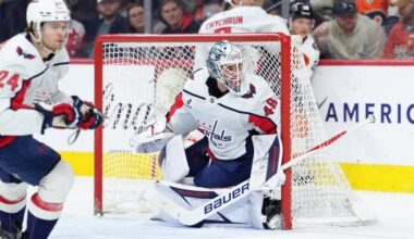 Logan Thompson against Flyers