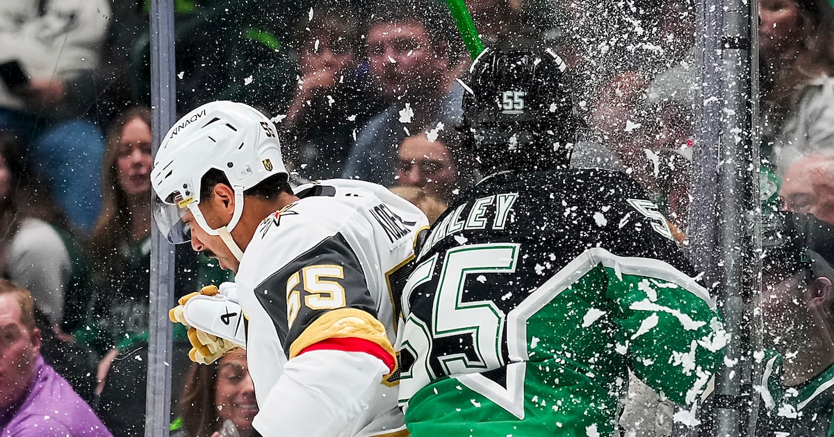 See photos from the Stars' game against the Golden Knights