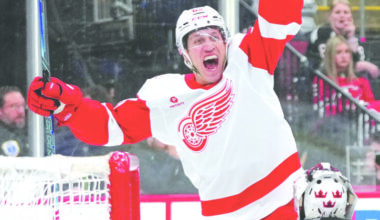 Ex-Wildcat Shine gets 1st NHL goal in Wings’ win at Devils | News, Sports, Jobs