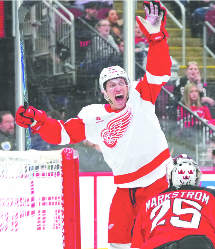 Ex-Wildcat Shine gets 1st NHL goal in Wings’ win at Devils | News, Sports, Jobs