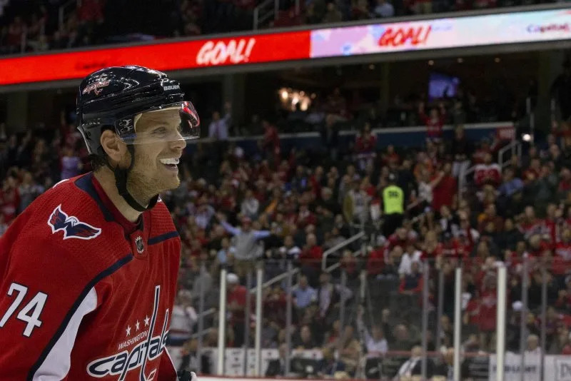 Defenseman John Carlson appeared in 1,143 games for the Washington Capitals. File Photo by Alex Edelman/UPI
