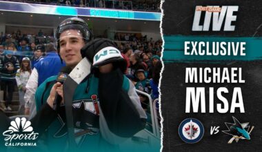 Michael Misa details emotions after overtime goal for Sharks – NBC Sports Bay Area & California