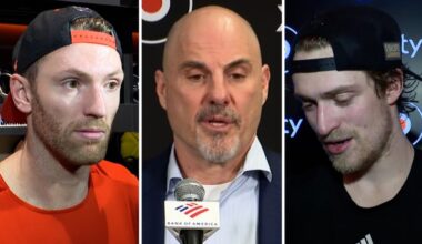 Watch Tocchet Sanheim Couturier on shutout loss Flyers vs Mammoth – NBC Sports Philadelphia