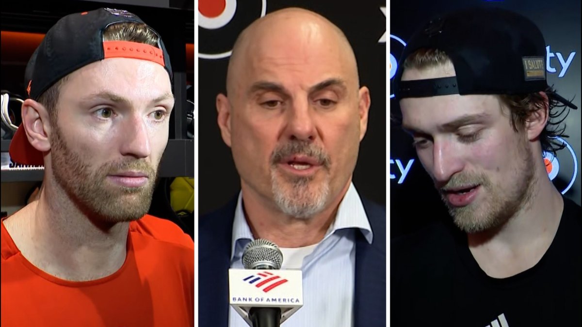 Watch Tocchet Sanheim Couturier on shutout loss Flyers vs Mammoth – NBC Sports Philadelphia