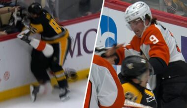 Watch Jamie Drysdale fights Avery Hayes in Flyers Penguins – NBC Sports Philadelphia
