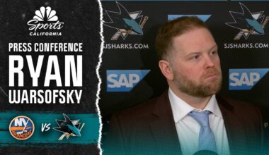 Ryan Warsofsky excited for Sharks’ upcoming road trip – NBC Sports Bay Area & California