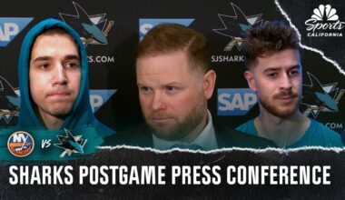 Ryan Warsofsky, Sharks break down San Jose’s 2-1 OT loss – NBC Sports Bay Area & California