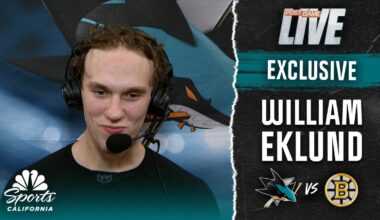 William Eklund breaks down incredible goal in Sharks’ win – NBC Sports Bay Area & California