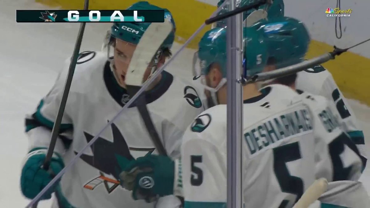 Collin Graf scores goal to break Sharks’ tie vs. Senators – NBC Sports Bay Area & California