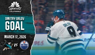 Sharks’ Dmitry Orlov scores opening goal vs. Oilers – NBC Sports Bay Area & California