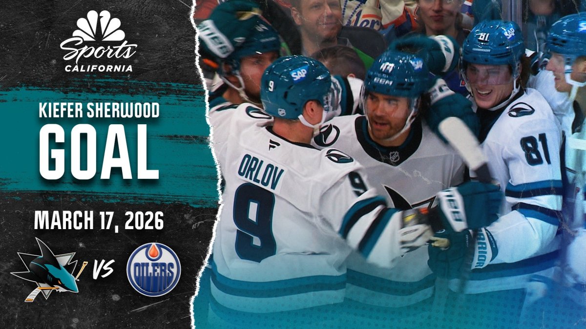 Kiefer Sherwood ties Sharks-Oilers with second-period goal – NBC Sports Bay Area & California