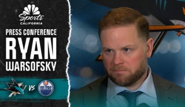 Ryan Warsofsky reflects on Sharks’ struggles against Oilers – NBC Sports Bay Area & California