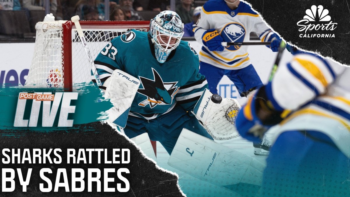 Sharks blanked at the Tank in 5-0 loss to red-hot Sabres – NBC Sports Bay Area & California