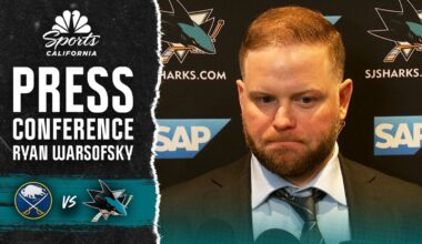Ryan Warsofsky wants Sharks to ‘keep pushing’ after latest loss – NBC Sports Bay Area & California