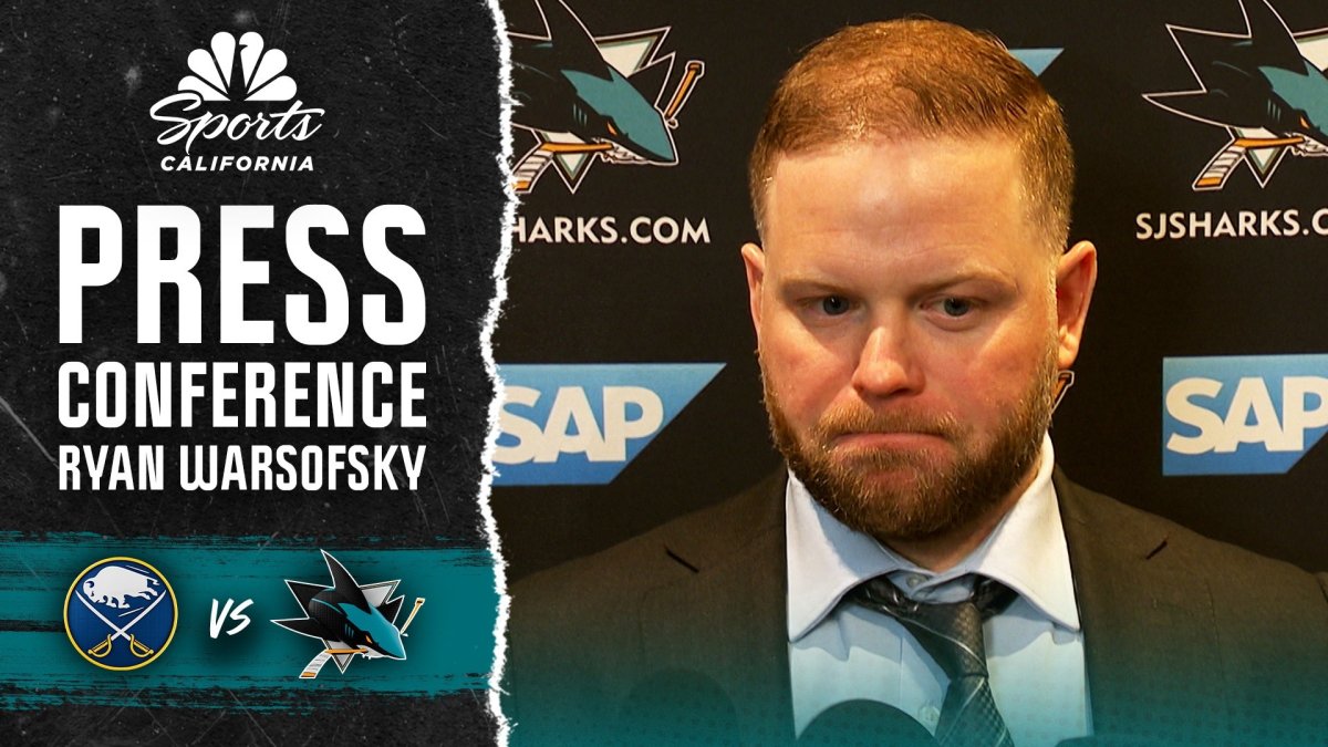 Ryan Warsofsky wants Sharks to ‘keep pushing’ after latest loss – NBC Sports Bay Area & California