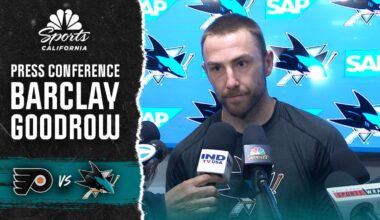 Barclay Goodrow praises Ryan Reaves’ effect on Sharks’ bench – NBC Sports Bay Area & California