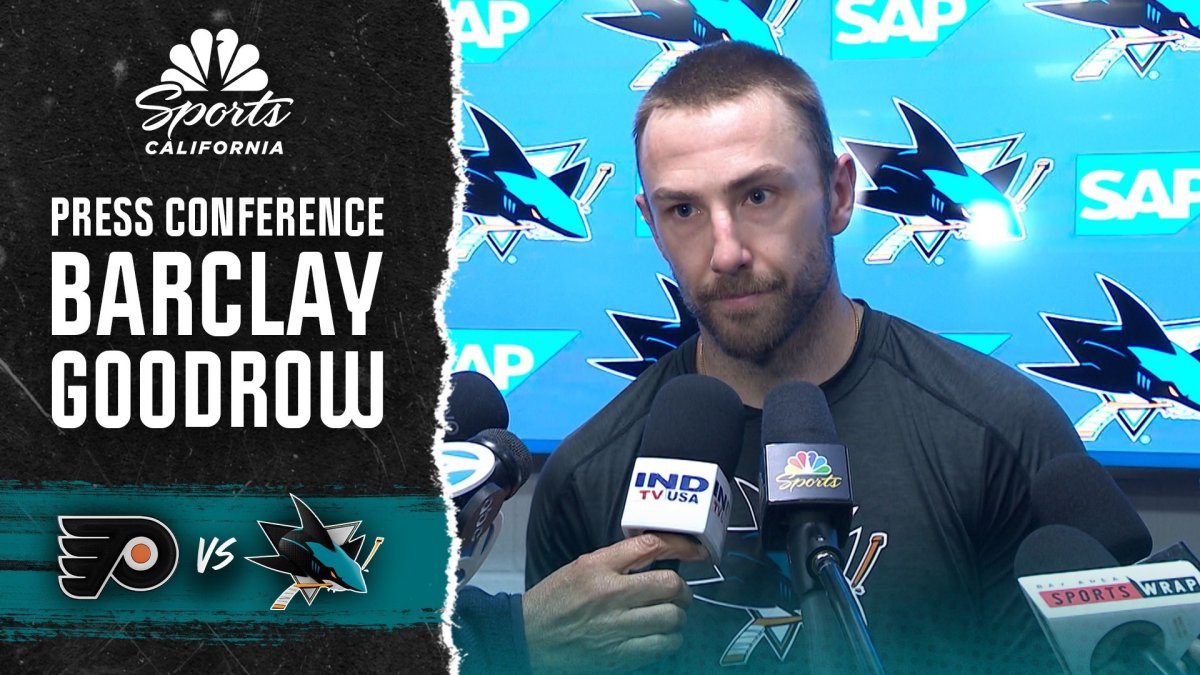 Barclay Goodrow praises Ryan Reaves’ effect on Sharks’ bench – NBC Sports Bay Area & California