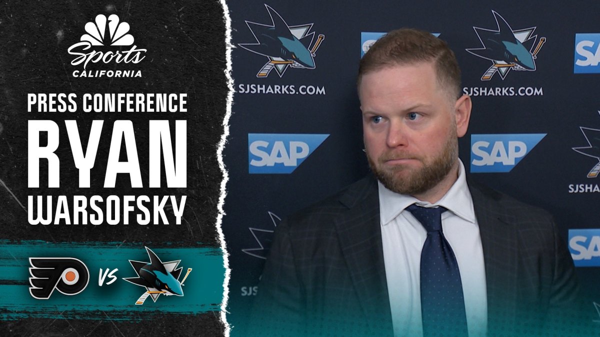 Ryan Warsofsky analyzes Sharks’ emotions after loss to Flyers – NBC Sports Bay Area & California