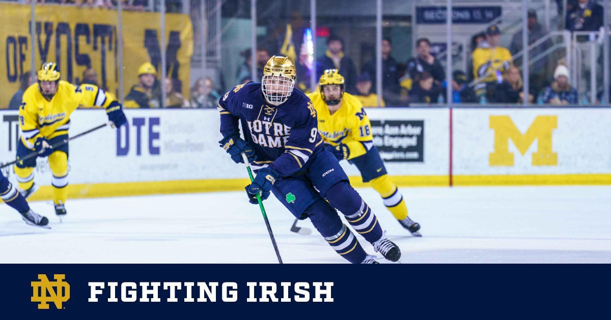 Hockey Falls At #1/1 Michigan In Big Ten Tournament Quarterfinals – Notre Dame Fighting Irish – Official Athletics Website