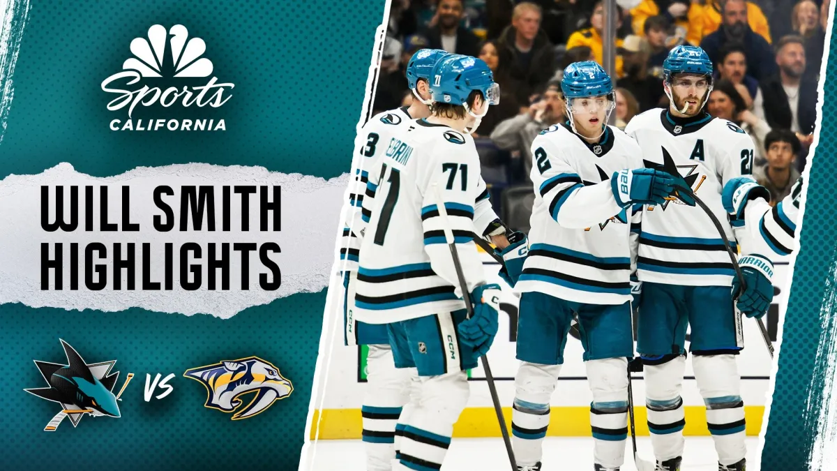 Watch Sharks star’s top plays vs. Predators – NBC Sports Bay Area & California