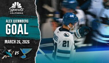 Alex Wennberg ties Sharks vs. Blues with third-period goal – NBC Sports Bay Area & California