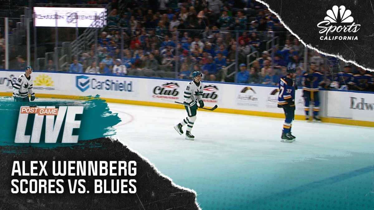 Alex Wennberg’s goal lone Sharks highlight in loss to Blues – NBC Sports Bay Area & California