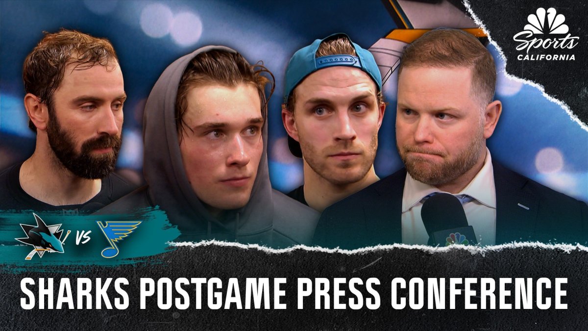 Macklin Celebrini, Sharks reflect on OT loss against Blues – NBC Sports Bay Area & California