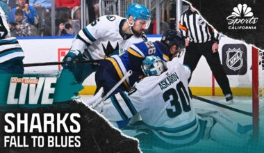 Sharks lose Yaroslav Askarov, fall short to Blues in OT loss – NBC Sports Bay Area & California